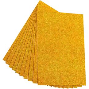 10 Pieces Glitter Sponge Paper EVA Handicraft DIY Craft Sheet for Kids Suitable for Kindergarten Arts Scrapbooking Creative Projects Home Fe, Silver in Kuwait