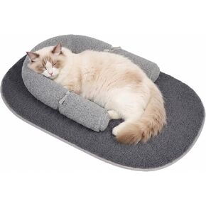 Cat Mat Self Warming Cat Bed with Soft U-Shaped Pillow in Saudi Arabia