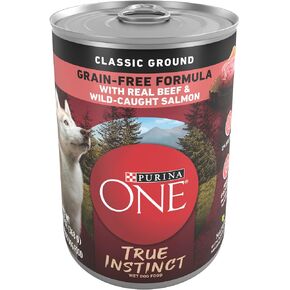 Purina ONE True Instinct Grain Free Wet Dog Food Variety Pack, (6) 13 oz in Kuwait
