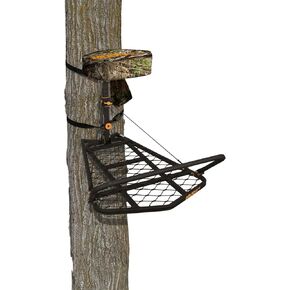 Muddy The Boss Hang-On Treestand- Silent Straps, Flex-Tek Comfort Seating, Extra Wide Platform, Black (MUD-MFP1080) in Kuwait