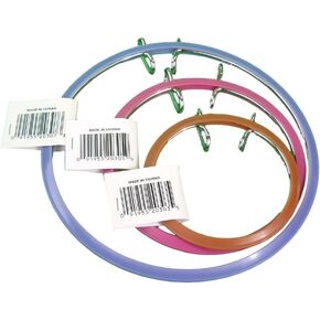 Frank A. Edmunds Assortment, 3.5-inch, 5-inch and 7-inch Spring Tension Embroidery Hoops,CNSTH-A3557, Set of 3 in Saudi Arabia