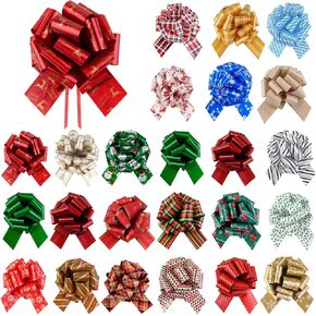 24 PCS Christmas Bows for Gift Wrapping, 5-inch Large Gift Wrap Bows in Saudi Arabia