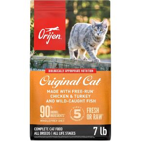 ORIJEN Grain Free WHOLEPREY Dry Cat Food Original Recipe 4lb Bag in Kuwait