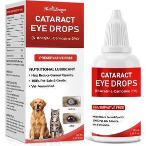 Eye Care Drops for Dogs & Cats – Supports Healthy Vision & Comfort, Preservative-Free, Natural Formula, 1.69 fl oz in Kuwait