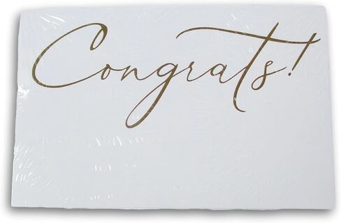 Gift Enclosure Cards - 3.5 x 2.25 Inch - 50 Pack (Congrats Script) in Kuwait