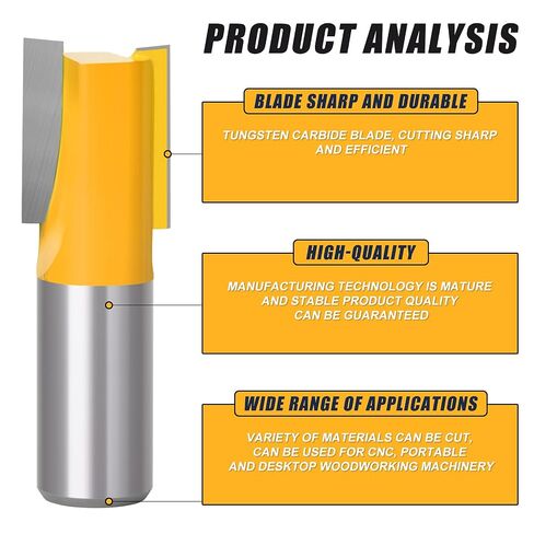 MEIGGTOOL 70PCS 1/2 Inch Shank Router Bit Set Door Window Bites with Tungsten Carbide Tips for Use On Wood, Metal, Plastic in Kuwait