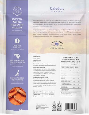 Caledon Farms Value Pack Sweet Potato Chews Dog Treats 28oz/795G in Kuwait