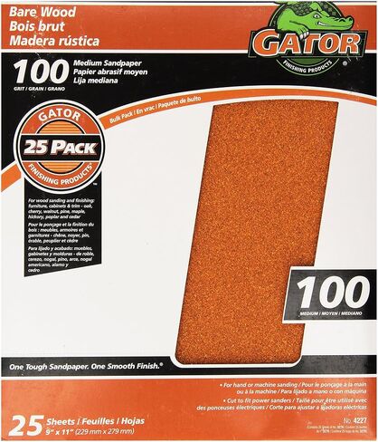 Ali Industries 4227 25-count 9 x 13 100-grit العقيق وباقة كبيرة من ورق in Kuwait