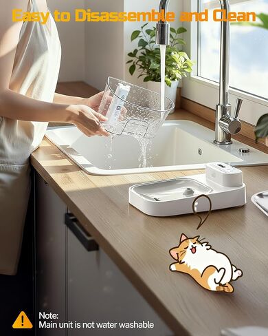 ODSD Filterless Cat Water Fountain - App Monitoring Pet Water Dispenser in Saudi Arabia