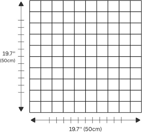 Zweigart Aida 16 Count Cross Stitch Fabric – Rustic (3321), 19.7" x 19.7", 100% Cotton Embroidery Cloth for Needlework & Crafts in Kuwait