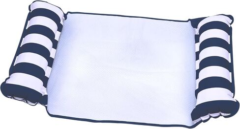 Aqua Monterey Hammock Pool Float - Three Pack - Light Blue, Navy & Burgundy/White Stripe, 3-Pack in Saudi Arabia
