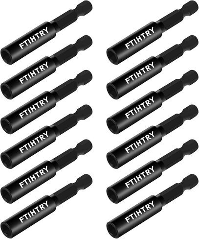 1/4"Magnetic Extension Socket Drill Bit Holder,12pcs Screwdriver Extension, Quick-Change Hex Shank Set in Kuwait