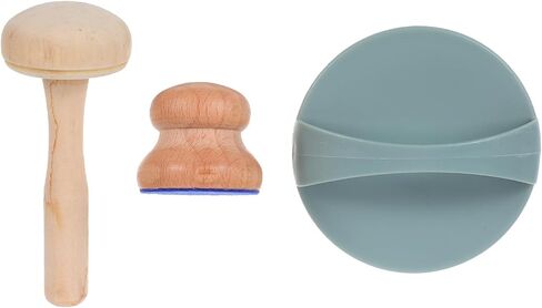 UKCOCO 1 Set Printmaking Tool W/Plastic Printing Baren & Wood Mushroom in Kuwait