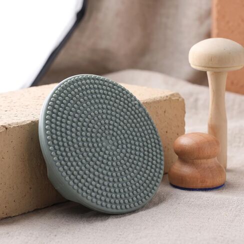 UKCOCO 1 Set Printmaking Tool W/Plastic Printing Baren & Wood Mushroom in Kuwait