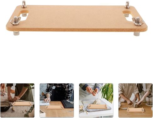 Wooden Pottery Board with Built in Handle for DIY Crafters in Kuwait