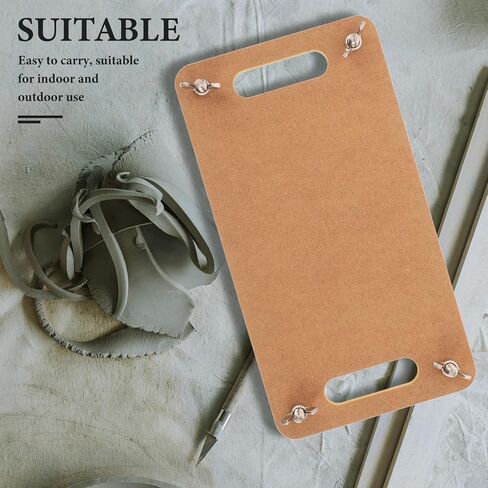 Portable Clay Wedging Board for Potters and Sculptors, Wooden Studio Tool in Kuwait