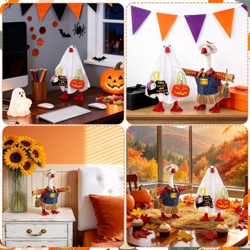 7 Inch Mini Desk Goose Outfits, Fall Halloween Desk Goose Clothes in Saudi Arabia
