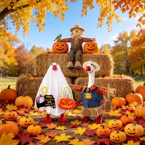 7 Inch Mini Desk Goose Outfits, Fall Halloween Desk Goose Clothes in Saudi Arabia