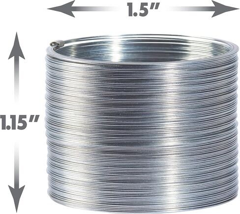 Just Play Slinky Jr. the Original Walking Spring Toy, 5-pack Small Metal Slinkys, Kids Toys for Ages 5 Up in Saudi Arabia