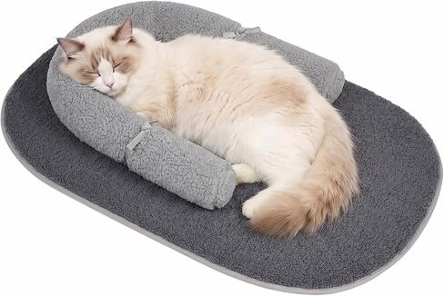 Cat Mat Self Warming Cat Bed with Soft U-Shaped Pillow in Saudi Arabia