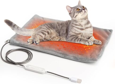 Texsens USB Powered Heated Pet Pad for Cats & Dogs, Portable Warmer in Kuwait