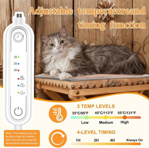Texsens USB Powered Heated Pet Pad for Cats & Dogs, Portable Warmer in Kuwait