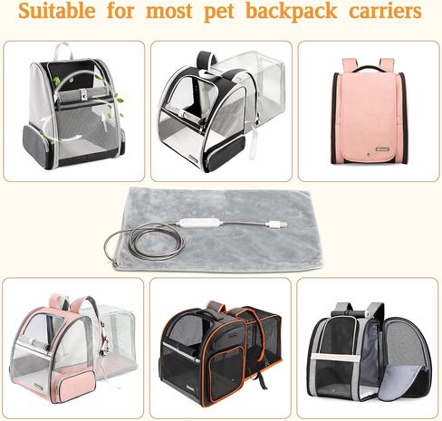 Texsens USB Powered Heated Pet Pad for Cats & Dogs, Portable Warmer in Kuwait