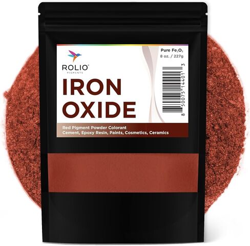 Rolio - Iron Oxide Powder Color Pigment Bag - Red, 100g in Saudi Arabia
