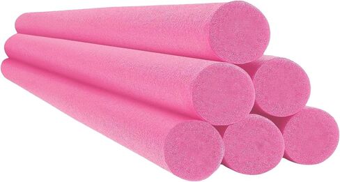 Chochkees Pool Noodles 52" x 2.5" Inch Swimming Solid Core Foam Tube, Floating Thick Noodles for Floating, Pool Accessories in Kuwait