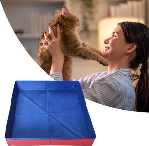 2 Pack Folding Portable Sandbox 20 Inch Square PVC Sand Box in Kuwait