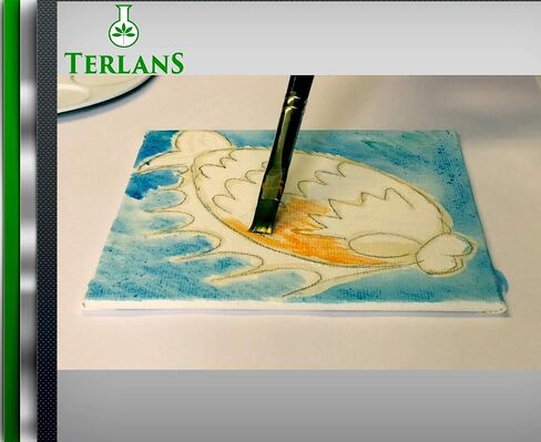 TERLANS Art Masking Fluid | 16.8 fl.oz. (500 ml) | Easy Removable & Tinted | for Acrylic- Oil- and Water-Based Paints in Kuwait