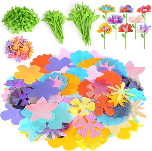 beefunni DIY Flower Bouquet Craft Accessories, Can Make 32 Flowers in Saudi Arabia