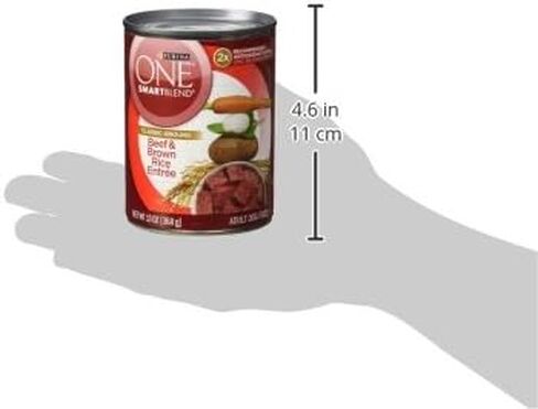 Purina ONE Classic Ground Beef & Rice Wet Dog Food, (12) 13 oz Cans in Kuwait