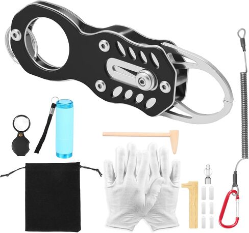 Silver Gold Coin Tester Kit, Portable Pocket Coin Tester Kit, Precious Metal Verifier, Coin Ping Testing Integrate Acoustic Magnetic and Dimensional Detection in Saudi Arabia