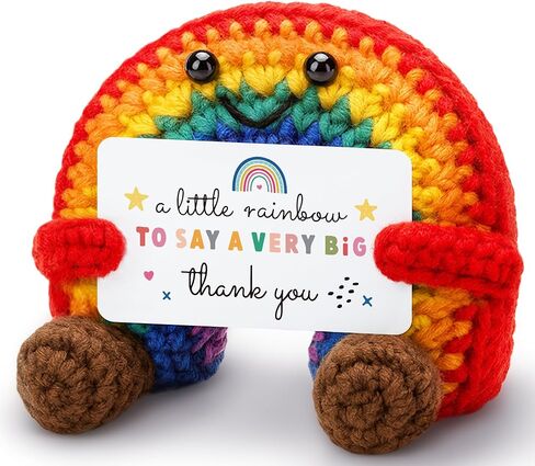 Pride Crochet Rainbow Gifts for Women, Birthday Christmas Positive Gifts in Saudi Arabia
