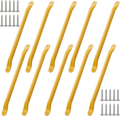 21 Inch Heavy Duty Metal Monkey Bar Rungs Kit (10 Pack) - Replacement Ladder Rungs for Swing Set Playset, Backyard Indoor Outdoor Playground Accessories(Blue) in Saudi Arabia