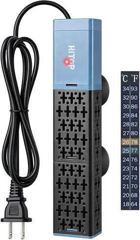 HITOP 25W Preset 78°F Aquarium Heater, Small Submersible Fish Tank Heater in Kuwait
