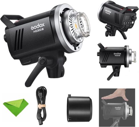 Godox MS300V 300Ws GN58 Compact Studio Strobe Flash Bowens Mount Monolight in Kuwait