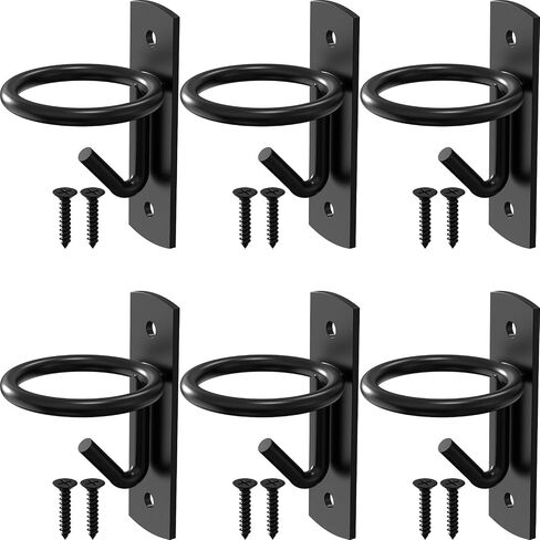 Black Metal Horse Stall Bucket Hanging Hooks in Saudi Arabia