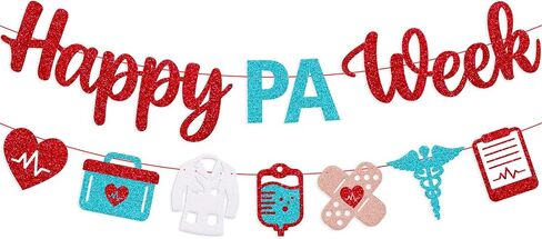 Happy PA Week Banner Physician Assistant Party Decoration in Saudi Arabia