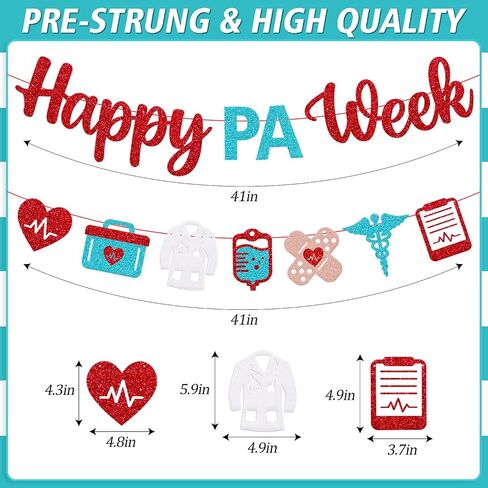 Happy PA Week Banner Physician Assistant Party Decoration in Saudi Arabia