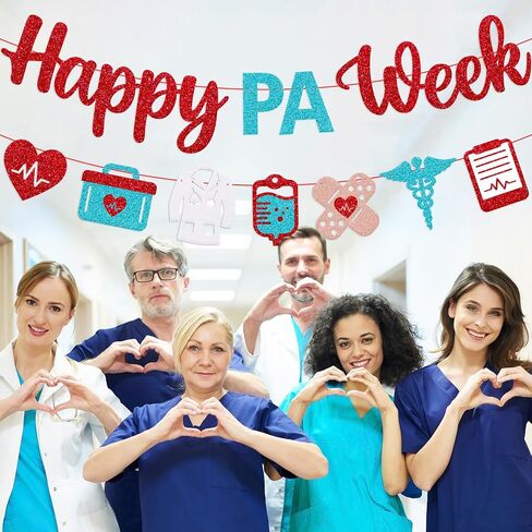 Happy PA Week Banner Physician Assistant Party Decoration in Saudi Arabia