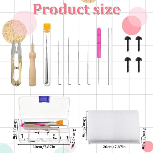 MySHUCE 72 Color Needle Felting Kit, Wool Felting with Needle Felting Tools in Saudi Arabia