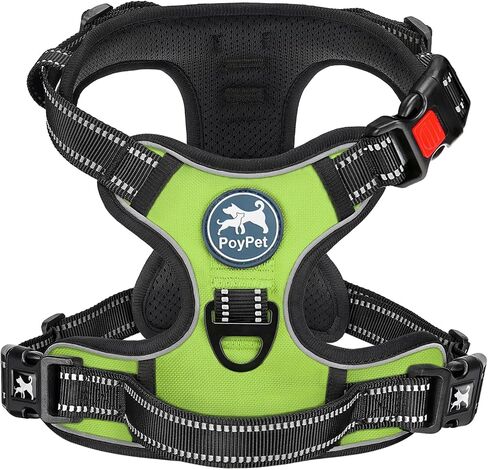 PoyPet No Pull Dog Harness Medium with Front Clip & Neck Release Buckle in Saudi Arabia