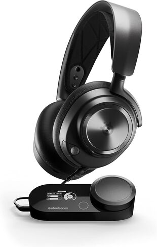 SteelSeries Arctis Nova ProMulti-System Gaming Headset - Premium Hi-Fi Drivers - Hi-Res Audio - 360° Spatial Audio - GameDAC Gen 2 - ESS Sabre Quad-DAC - Stealth Retractable Mic - PC, PS5, PS4, Switch in Saudi Arabia