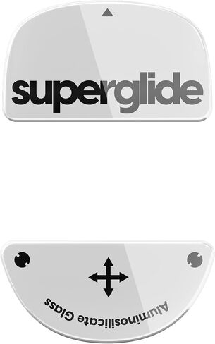 Superglide2 - New Controllable Speed Textured Surface Smoothest Mouse Feet/Glides Made with Ultra Strong Glass Smooth and Durable Sole for EndGameGear XM2-WE [RED] in Kuwait