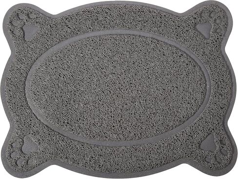 Bulk buys Cat Litter Mat. Traps Litter. Soft Non-Slip Surface. Easy to Clean. 11.5 x 15.75 in Gray Mat for Litter Box Area in Kuwait