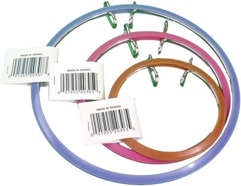 Frank A. Edmunds Assortment, 3.5-inch, 5-inch and 7-inch Spring Tension Embroidery Hoops,CNSTH-A3557, Set of 3 in Saudi Arabia