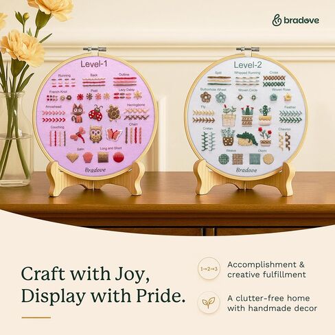Bradove Beginner Embroidery Kit for Adults and Kids in Saudi Arabia
