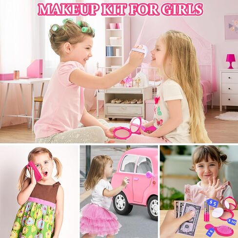 GJZZ Play Purse for Little Girls Pretend Makeup Toys for 3 4 5 6 Years Old in Saudi Arabia